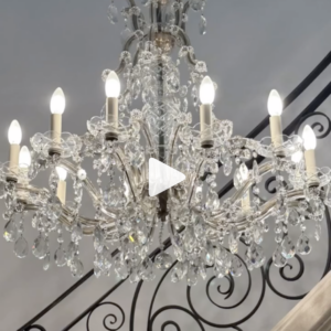 Maria Theresa Chandelier hanging in customers home